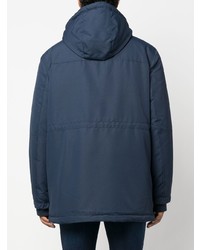 Parka brodée bleu marine Tommy Jeans