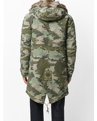 Parka camouflage olive Mr & Mrs Italy