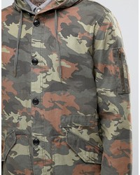 Parka camouflage olive Asos