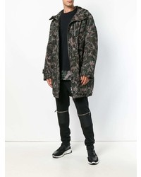 Parka camouflage vert foncé Les Hommes Urban