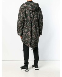 Parka camouflage vert foncé Les Hommes Urban