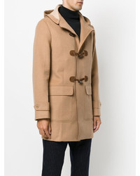 Parka en laine marron clair Loro Piana