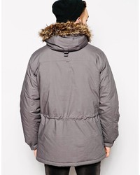 Parka grise Asos