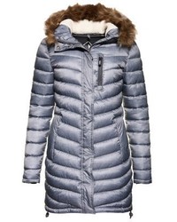 Parka grise Superdry