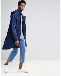 Parka légère bleu marine Asos