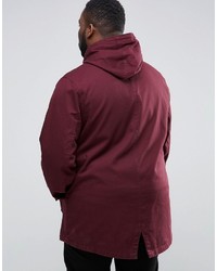 Parka légère bordeaux Asos