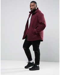 Parka légère bordeaux Asos