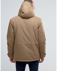 Parka marron clair