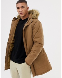 Parka marron clair French Connection