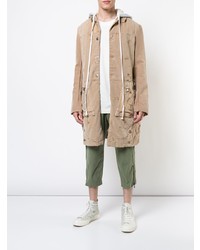 Parka marron clair Greg Lauren