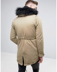 Parka marron clair NATIVE YOUTH