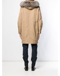 Parka marron clair Moncler