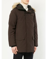 Parka marron foncé Canada Goose