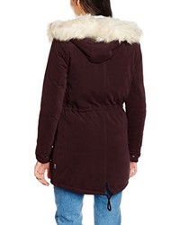 Parka marron foncé Only