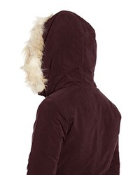 Parka marron foncé Only