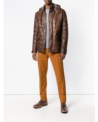 Parka marron foncé Barba