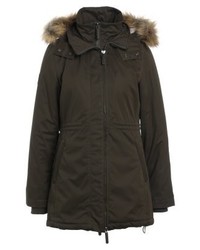 Parka marron foncé Superdry