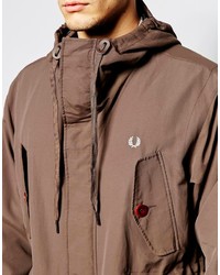 Parka marron Fred Perry