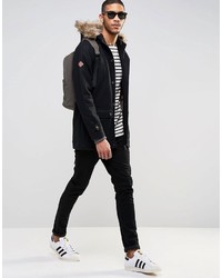 Parka noire Bellfield