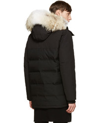 Parka noire Canada Goose