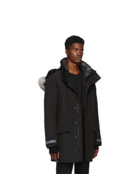 Parka noire Canada Goose