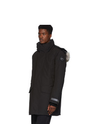 Parka noire Canada Goose