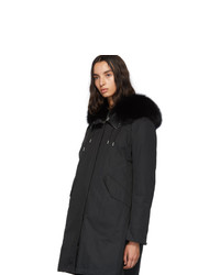 Parka noire Yves Salomon Army