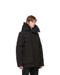 Parka noire Canada Goose