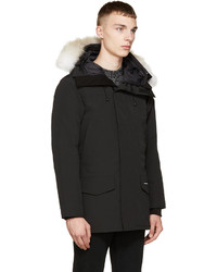 Parka noire Canada Goose