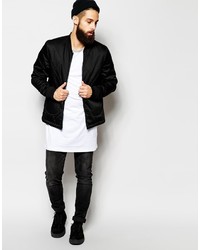 Parka noire Asos