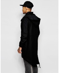 Parka noire Asos