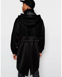 Parka noire Asos