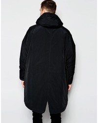 Parka noire Asos