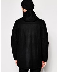 Parka noire Asos