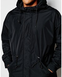 Parka noire Asos