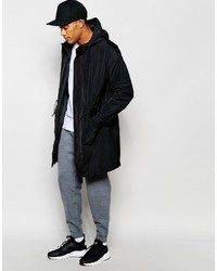 Parka noire Asos