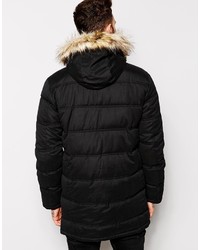 Parka noire Asos