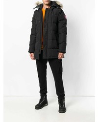 Parka noire Canada Goose