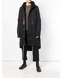 Parka noire Rick Owens DRKSHDW