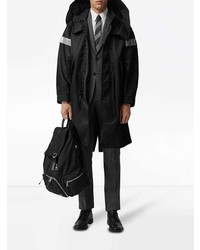 Parka noire Burberry