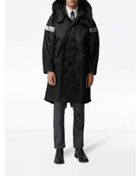 Parka noire Burberry