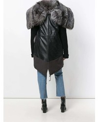 Parka noire Furs66