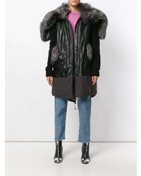 Parka noire Furs66