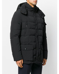 Parka noire Woolrich