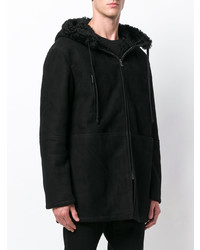 Parka noire Saint Laurent