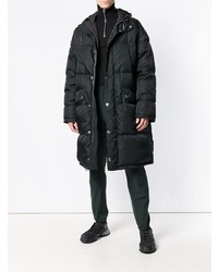 Parka noire Prada