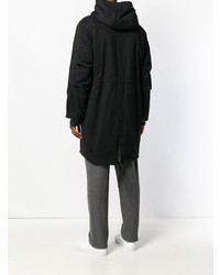 Parka noire Mauro Grifoni