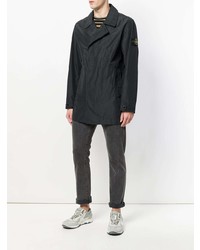 Parka noire Stone Island