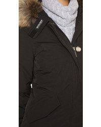 Parka noire Woolrich