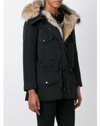 Parka noire Moncler